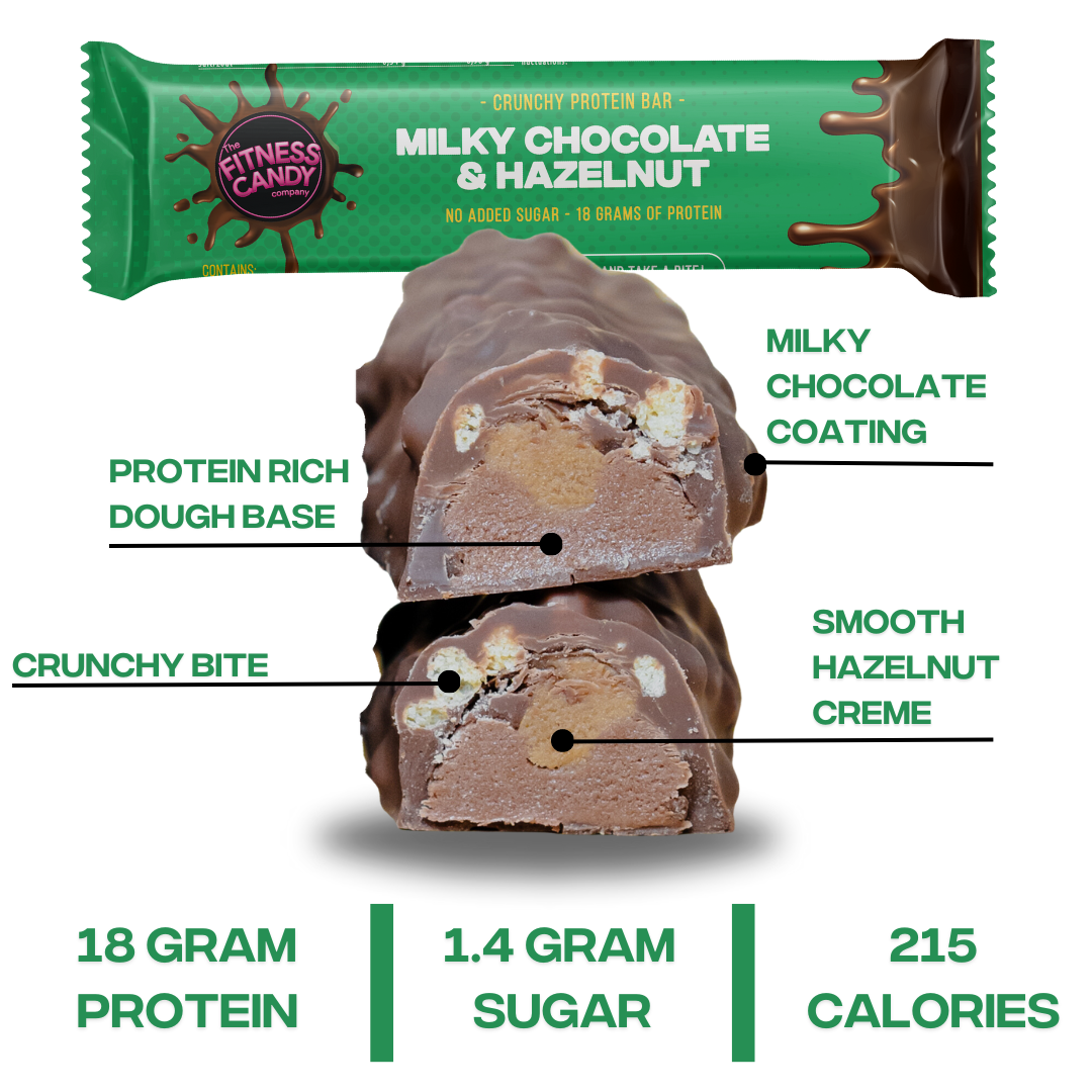 FITNESS CANDY Milky Chocolate & Hazelnut