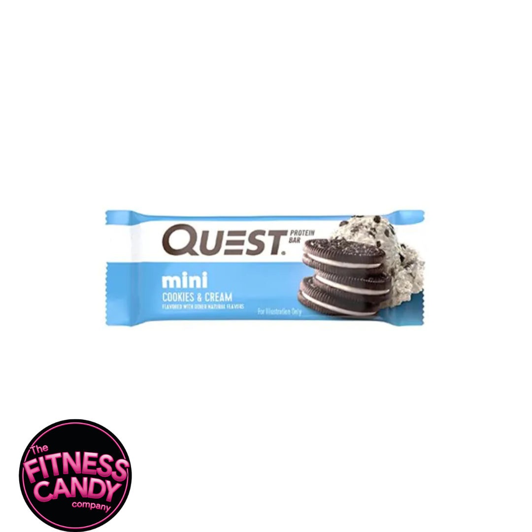QUEST Nutrition Mini Bar Cookies & Cream (THT 06/06/2026) – The Fitness ...