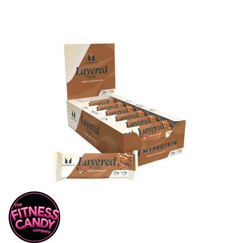 MYPROTEIN Layered Bar Triple Chocolate Fudge (THT 24-10-2025)