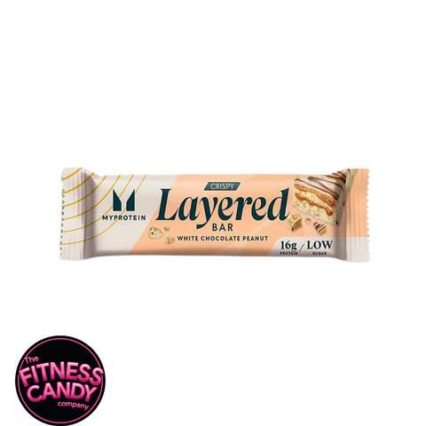 MYPROTEIN Crispy Layered BAR White Chocolate Peanut