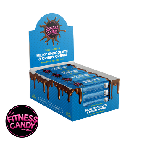 FITNESS CANDY Milky Chocolate & Crispy Cream (THT 18-11-2025)