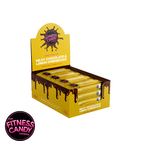 FITNESS CANDY Milky Chocolate & Lemon Cheesecake