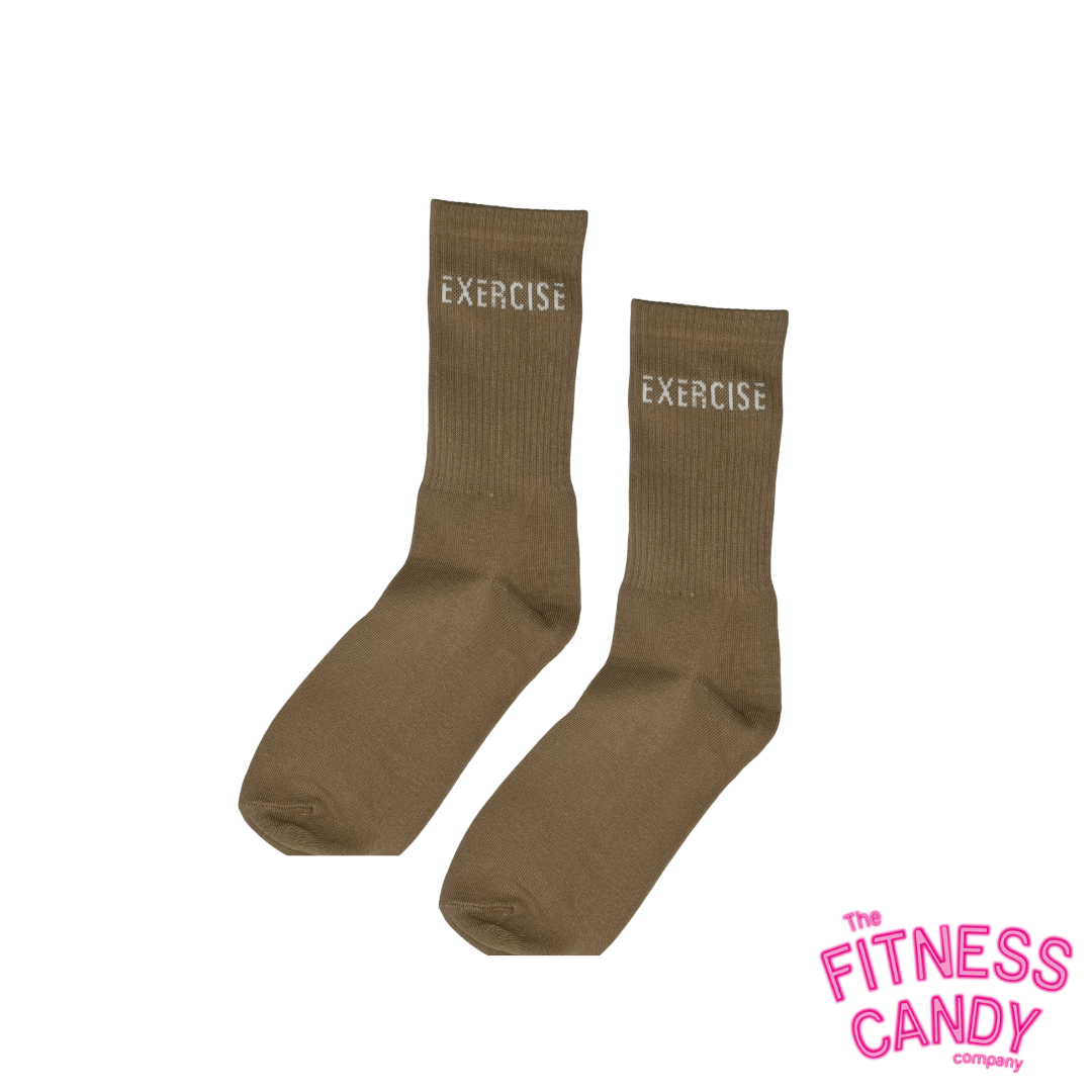 EXERCISE Sport Sokken - Bruin