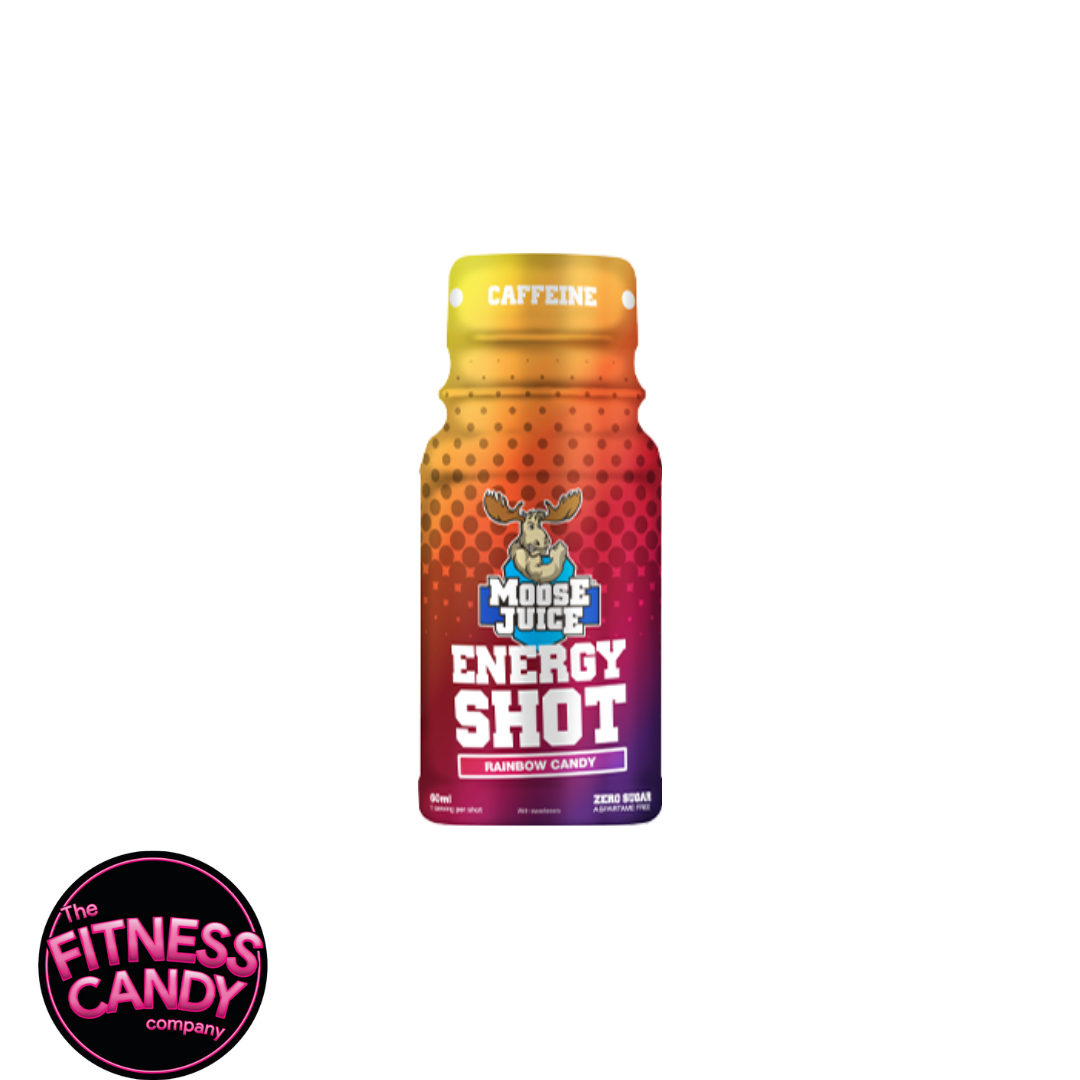MUSCLE MOOSE Juice Energy Shot Rainbow Candy