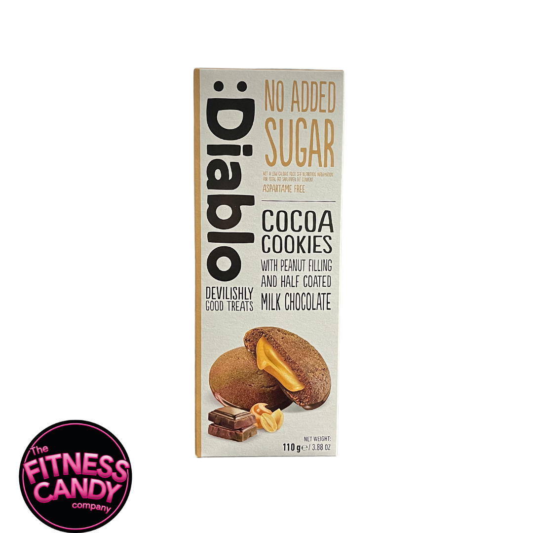 DIABLO No Added Sugar Cacao Cookies With Peanut Filling