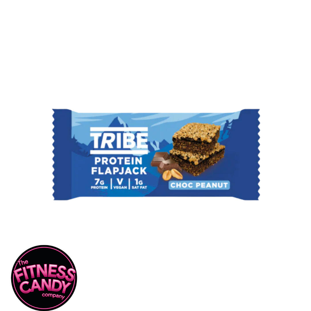TRIBE Protein Flapjack Chocolate Peanut (THT 04-04-2024)