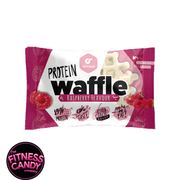 GO FITNESS Coated Protein Waffle Raspberry