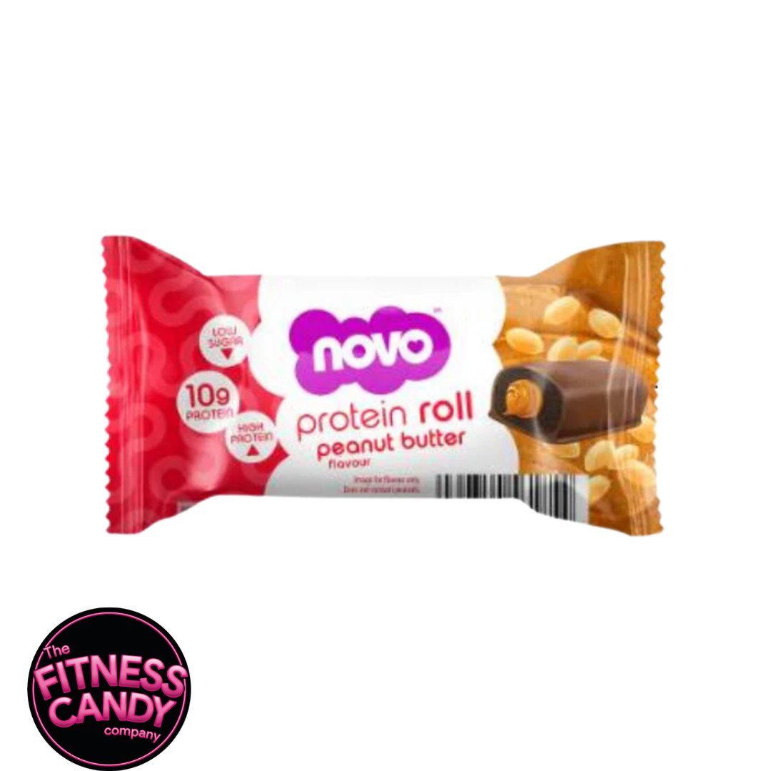 NOVO NUTRITION Protein Roll Bar Peanut Butter