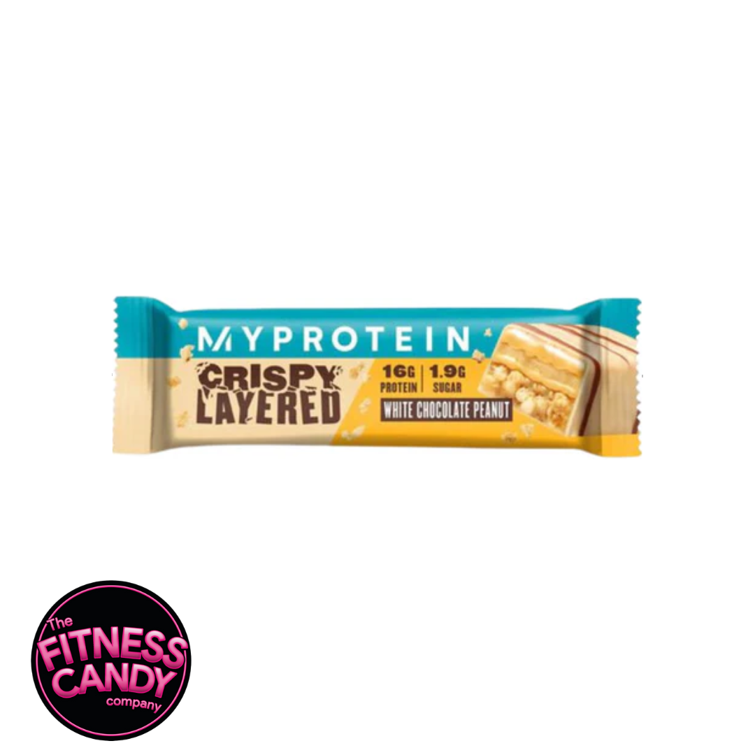 MYPROTEIN Crispy Layered BAR White Chocolate Peanut