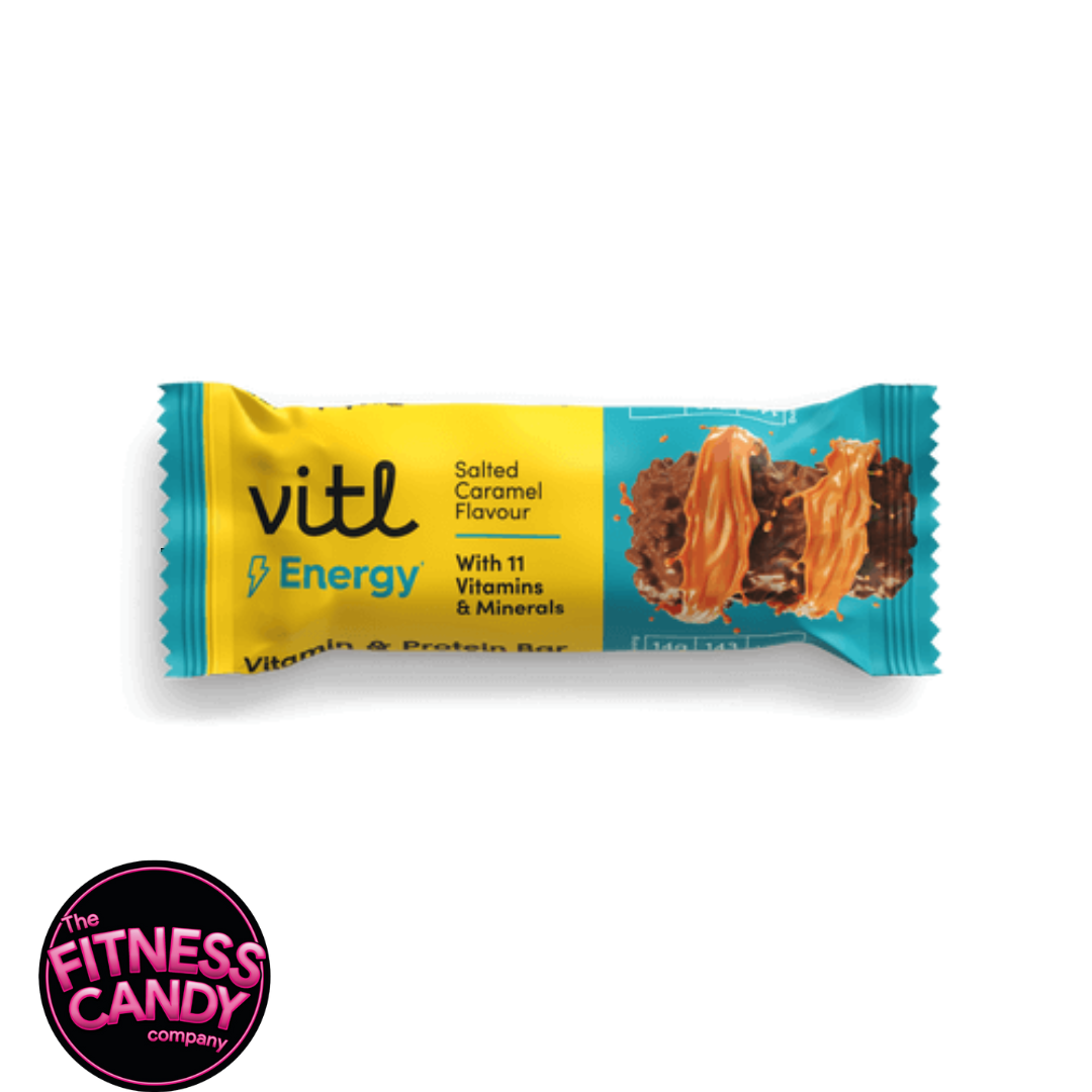 Vitl Energy Vitamin & Protein Bar Salted Caramel