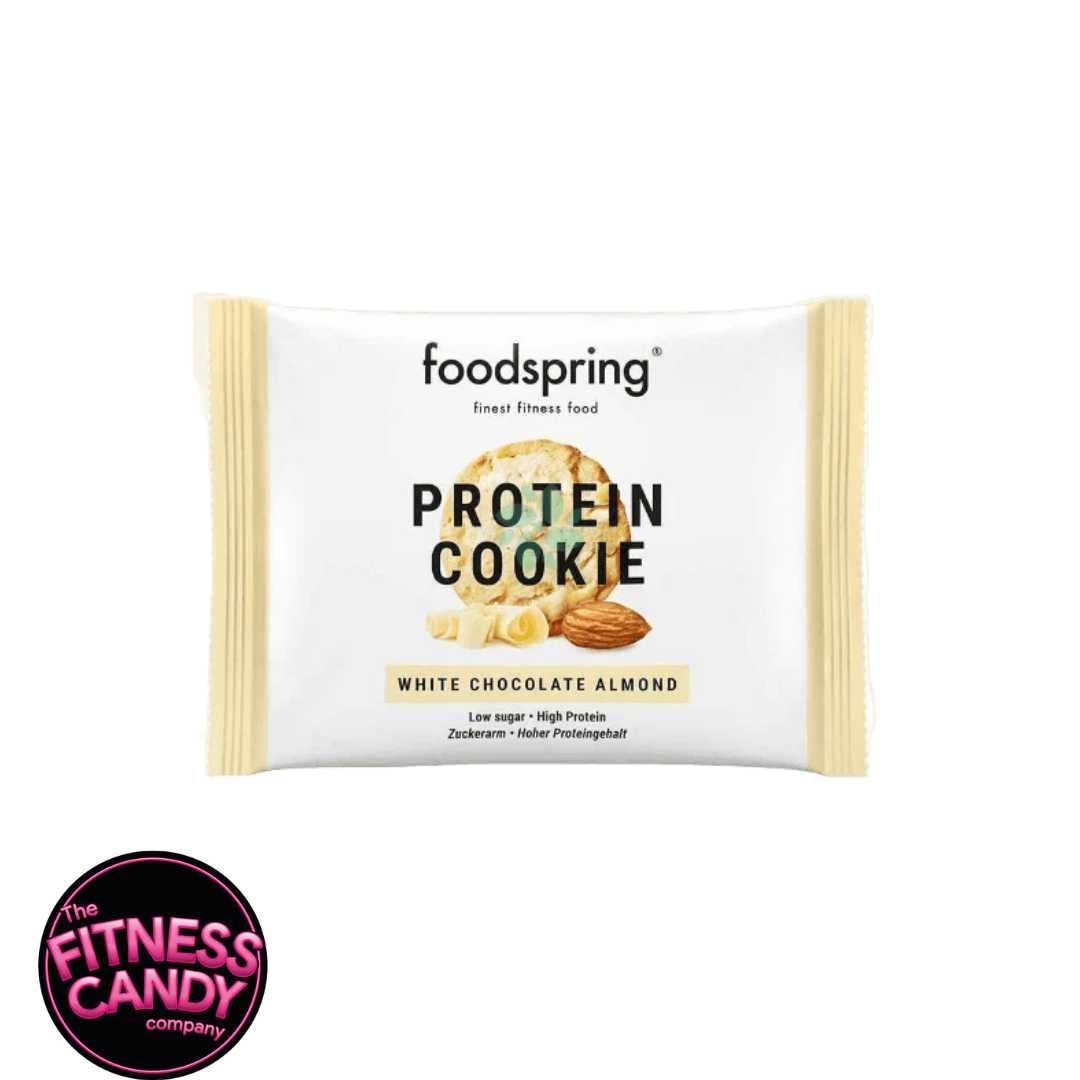 FOODSPRING Vegan Protein Cookie White Chocolate Almond