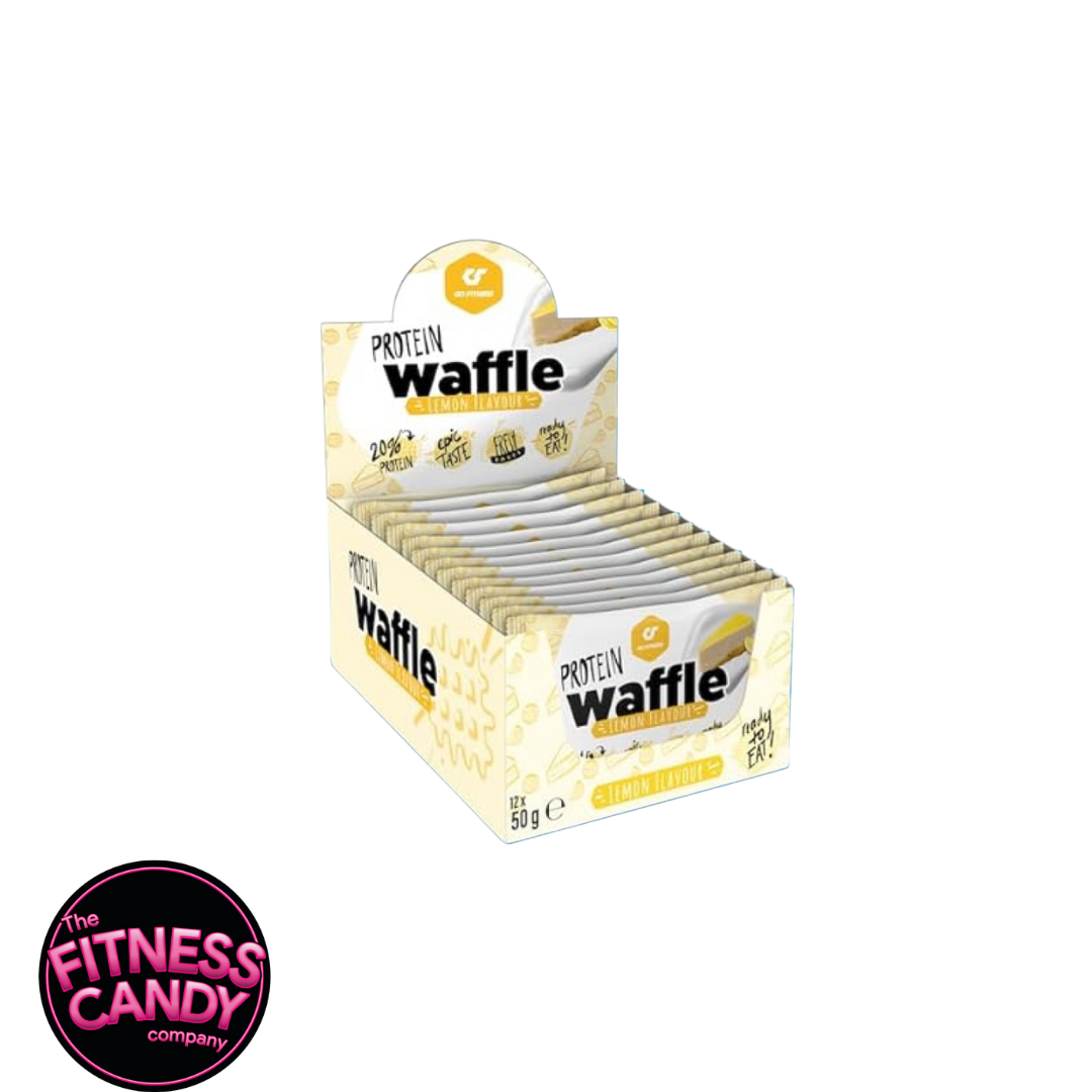 GO FITNESS Protein Waffle White Chocolate Lemon