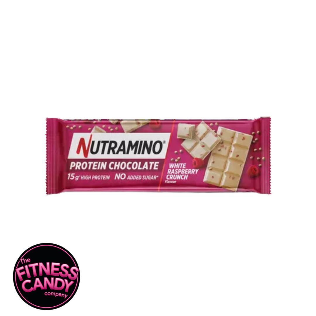 NUTRAMINO Protein Bar White Chocolate Raspberry