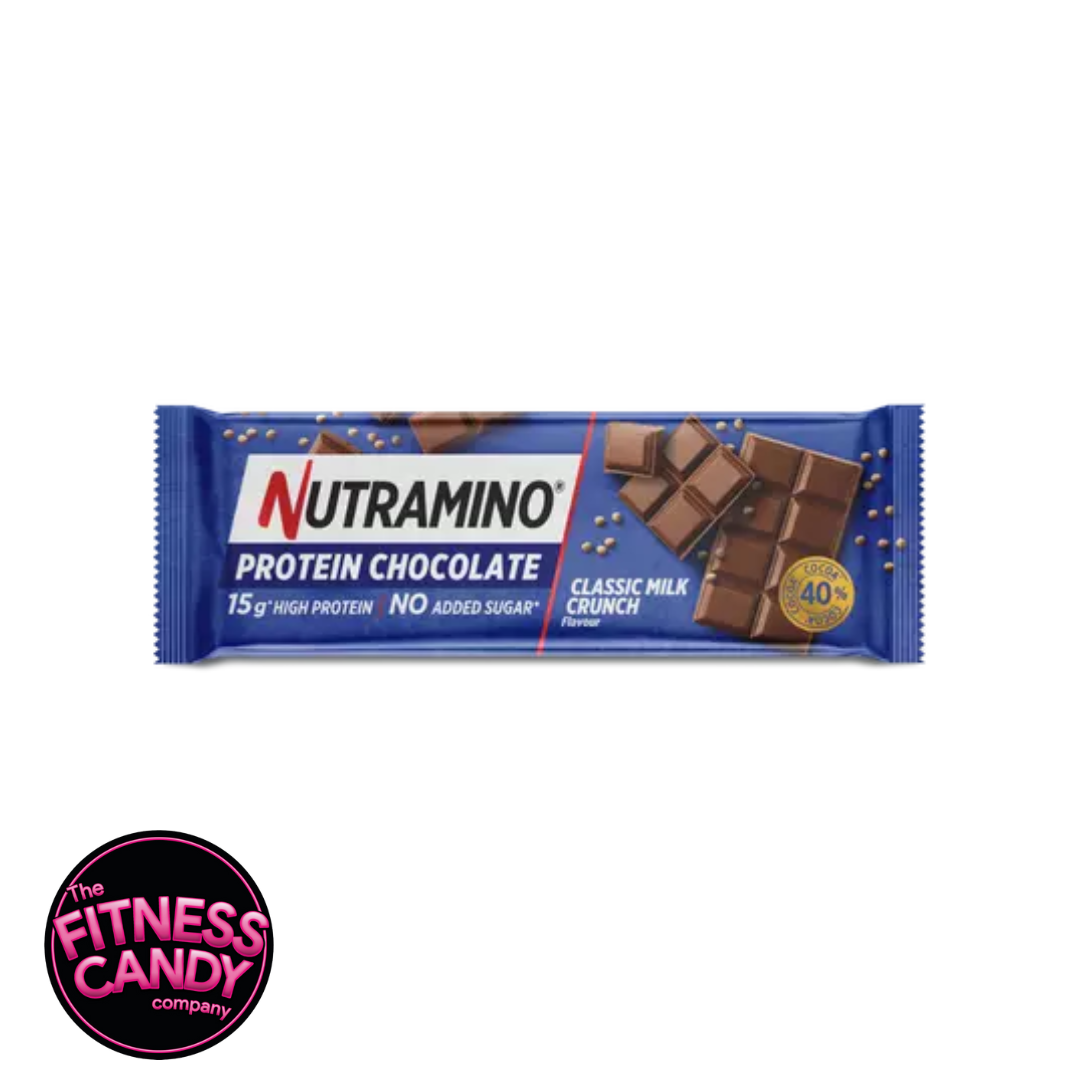 NUTRAMINO Protein Chocolate Bar Classic Milk Chocolate