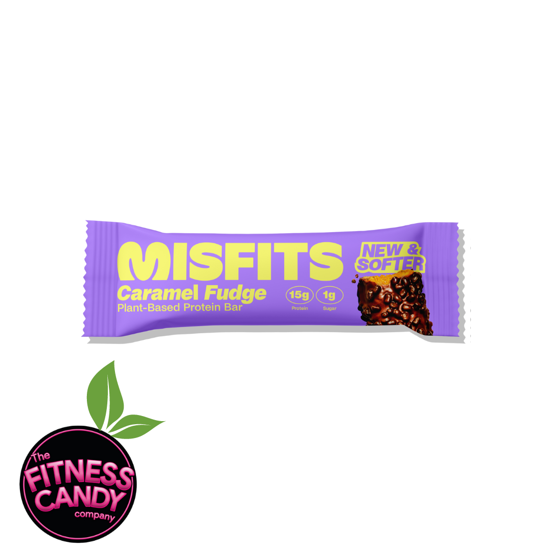 MISFITS Vegan Protein Bar Caramel Fudge