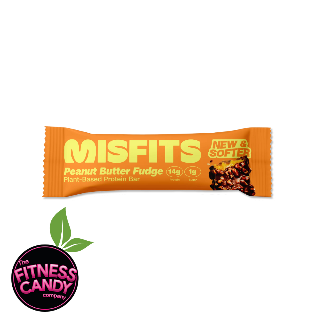 MISFITS Vegan Protein Bar Peanut Butter Fudge