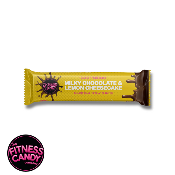 FITNESS CANDY Milky Chocolate & Lemon Cheesecake