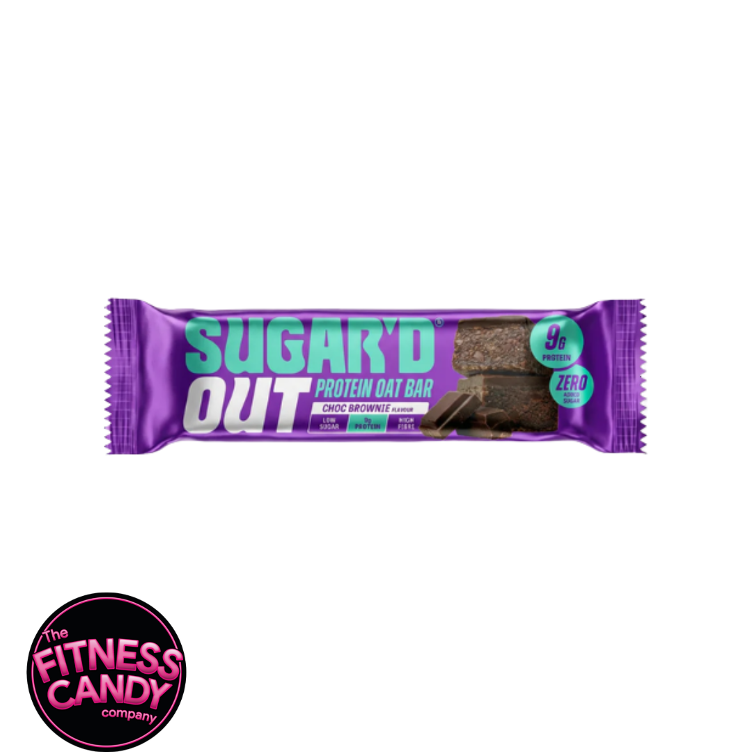 SUGAR'D OUT Protein Oat Bar Choc Brownie